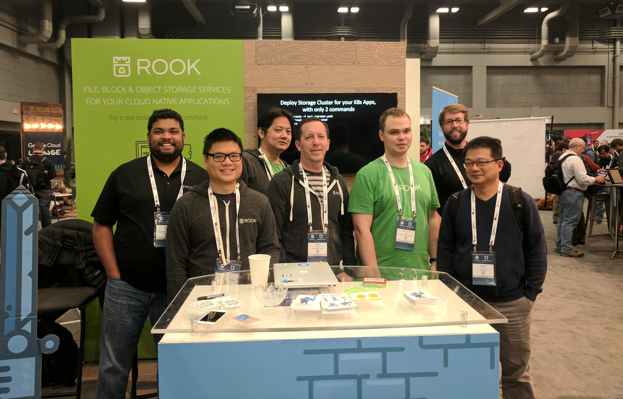 KubeCon: Rook Team + Community photo #1