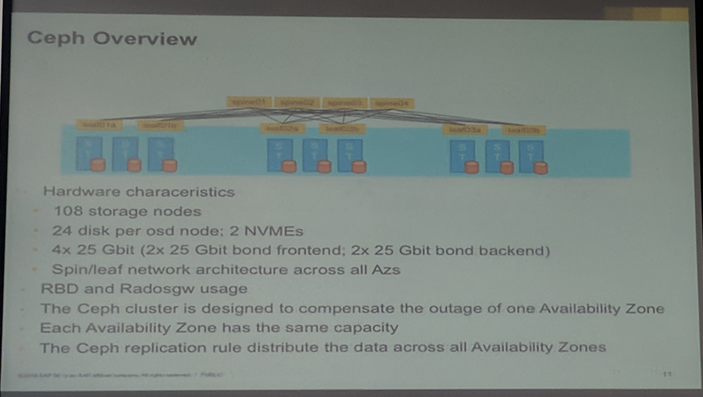 Ceph Day Darmstadt 2018 - Ceph at SAP - Ceph Overview